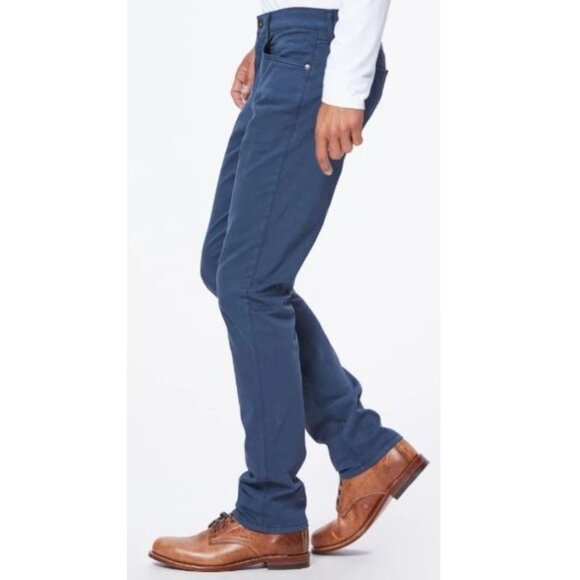 Paige Men's Blue Federal Straight Leg Jeans Slim Fit Denim Stretch Size 33 - Picture 3 of 14